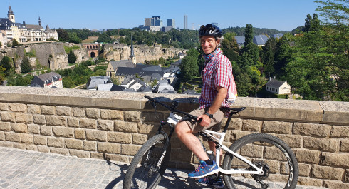 Radtour mit "An American in Luxembourg"