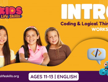 Workshop Introduction to coding and logical thinking for ages 11 to 13