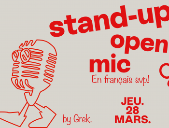 STAND UP OPEN MIC BY GREK. 2.5