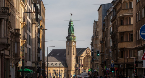 Luxembourg central train station