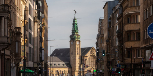 Luxembourg central train station